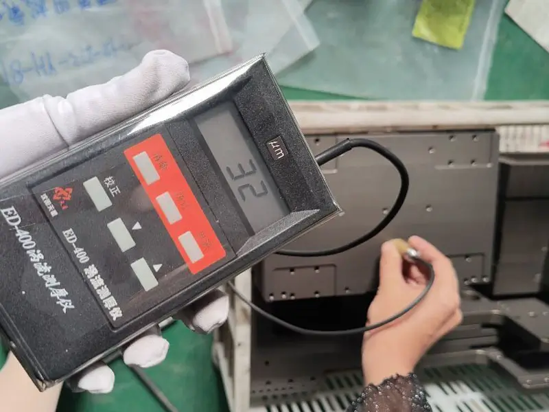 anodizing Eddy current thickness gauge