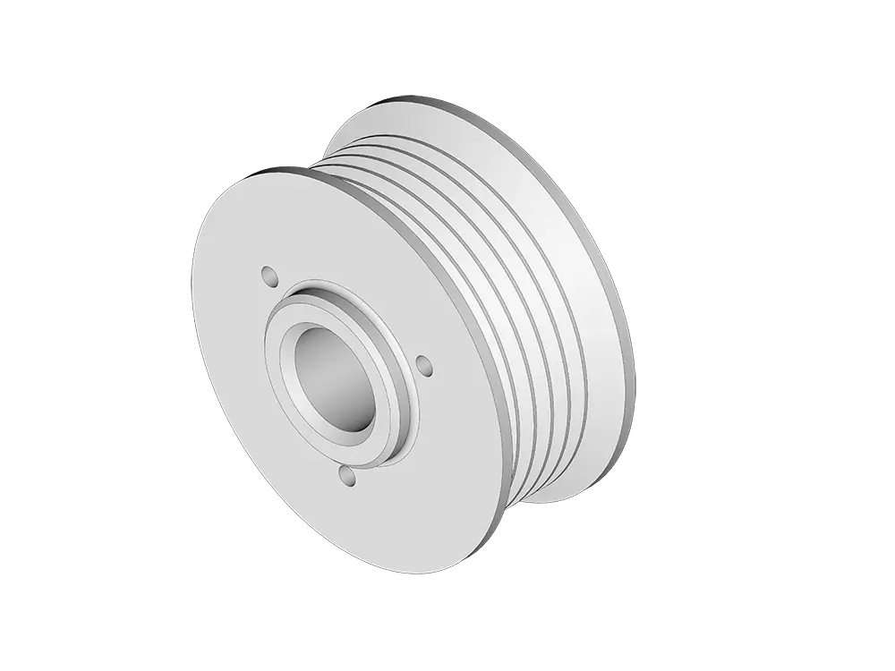 custom cnc machining aluminum pulleys 2 CNC machining Aluminum Pulleys (2)
