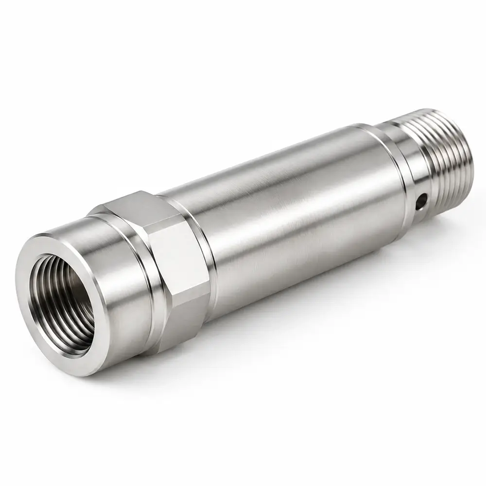 Custom CNC Machining Stainless steel Sensor Housings 2 stainless steel sensor housing (2)