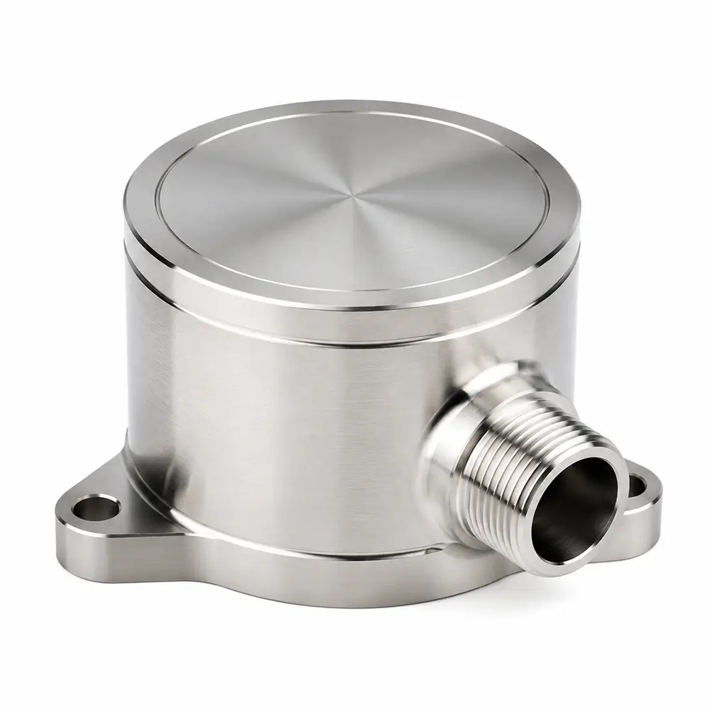 Custom CNC Machining Stainless steel Sensor Housings 1 stainless steel sensor housing (4)