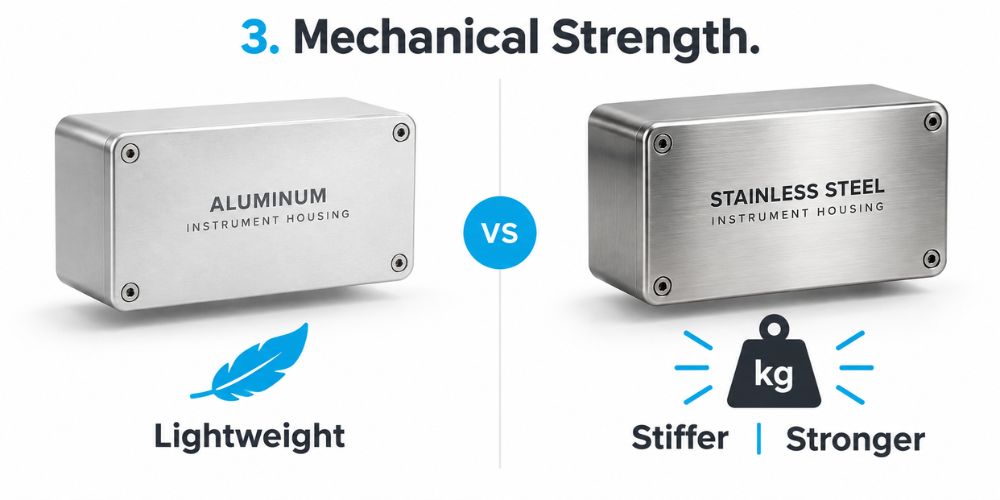 Aluminum vs Stainless Steel for Precision Instrument Housings: A Material Selection Guide 3