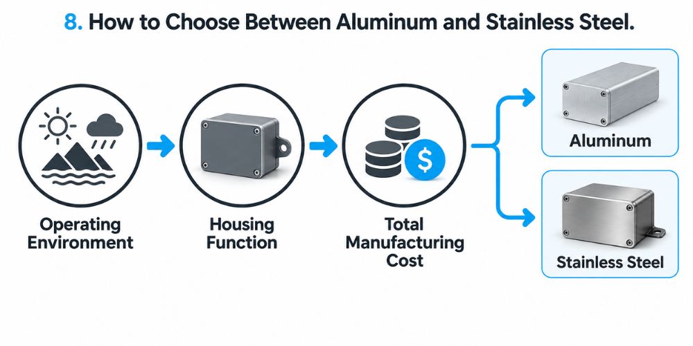 Aluminum vs Stainless Steel for Precision Instrument Housings: A Material Selection Guide 8