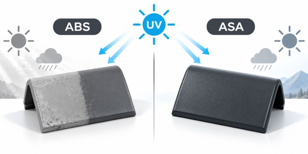 ABS vs ASA for CNC Machined Parts: Machinability, Durability and Cost 6 ABS vs ASA for CNC Machined Parts: Machinability, Durability and Cost 6