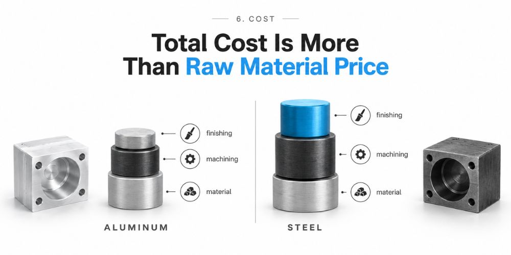 Aluminum vs Steel for Automotive Machined Parts: A Complete Material Comparison 6 Aluminum vs Steel for Automotive Machined Parts: A Complete Material Comparison 6